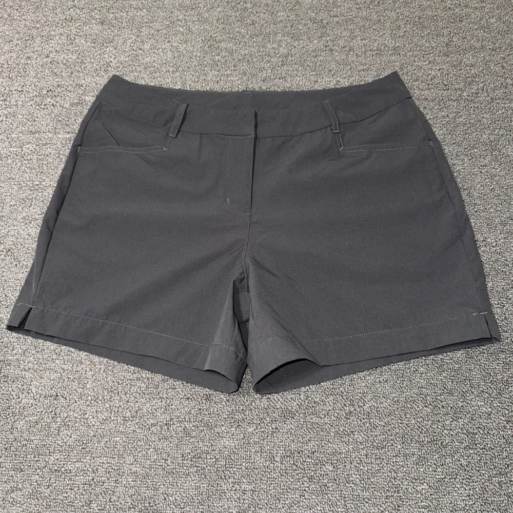 Willit Hiking Golf Shorts Gray Womens Size 8 Active Stretch Performance Gorpcore